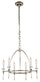 Elegant Lighting Celtic Collection Pendant, Polished Nickel