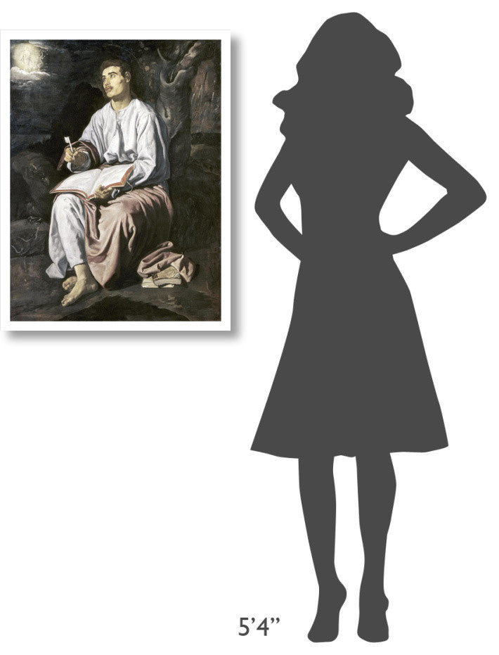 "St. John On The Island of Patmos" Print by Diego Velazquez, 25"x32"