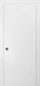 Sliding Pocket Door 24 x 80 & Hardware Frames | Planum 0010 White Silk