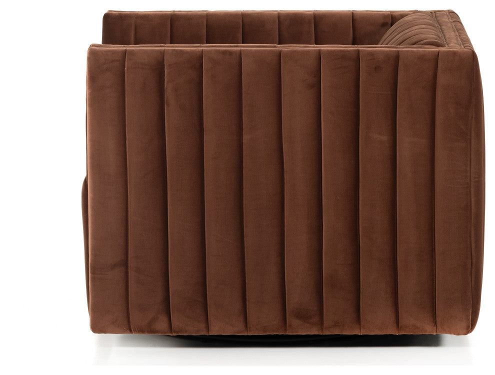 Augustine Swivel Chair-Surrey Auburn