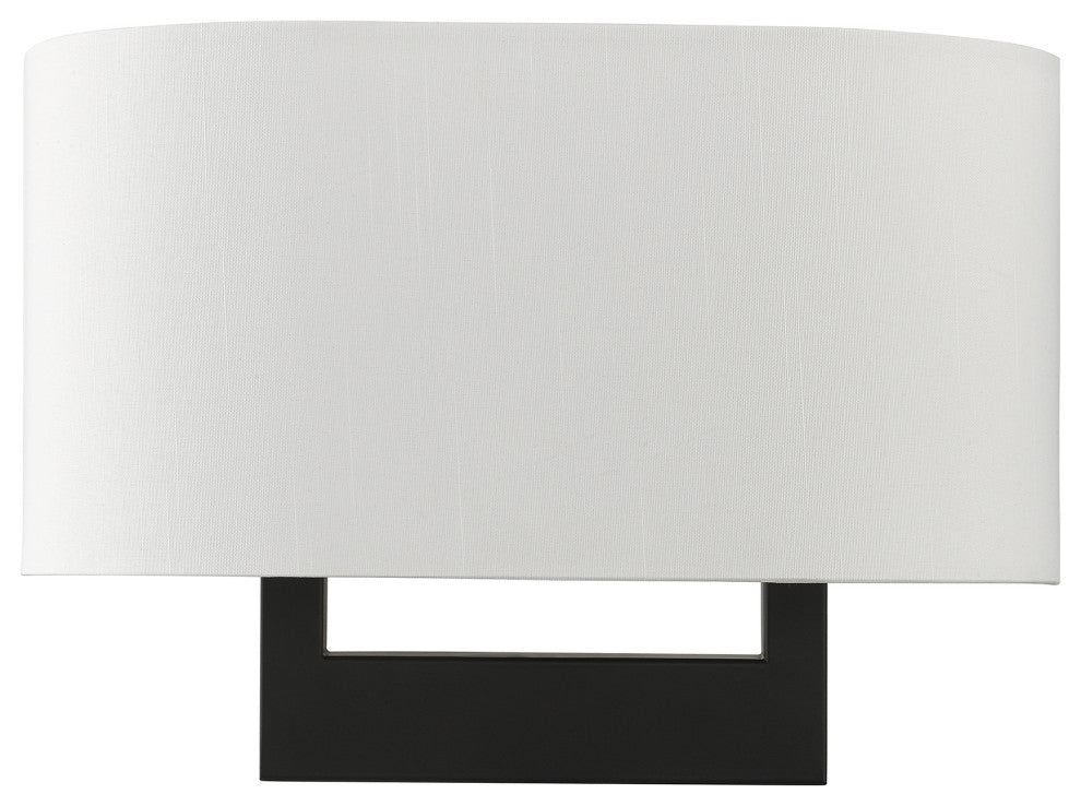 Livex Lighting Wall Sconces 2-Light Black Medium Sconce