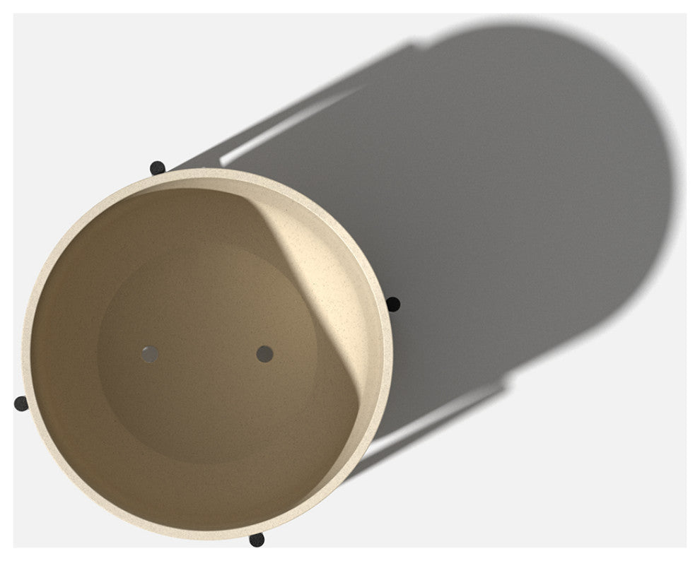 Veradek Mason Series Raised Kona 15" Planter With Stand Sand