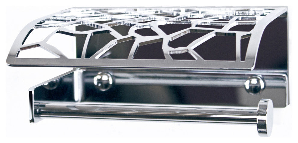 Trencadis Toilet Paper Holder, Polished Chrome