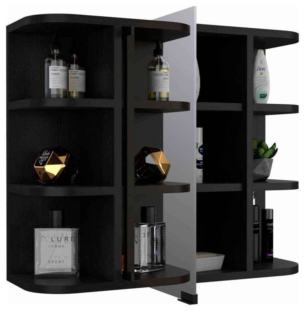 Valdez Medicine Cabinet, Black