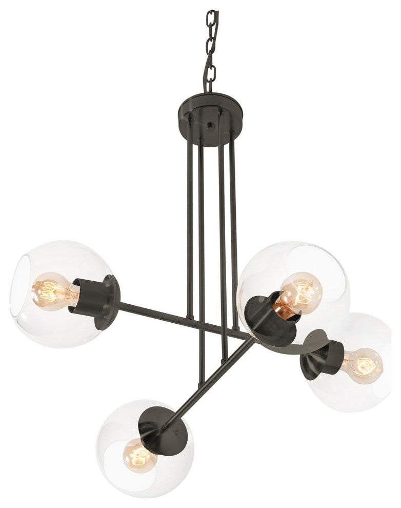 Jamie 25" Pendant, Black