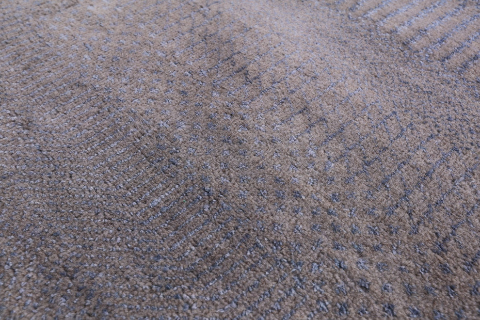 3' 0" X 5' 1" Wool and Silk Savannah Grass Handmade Rug Q11517