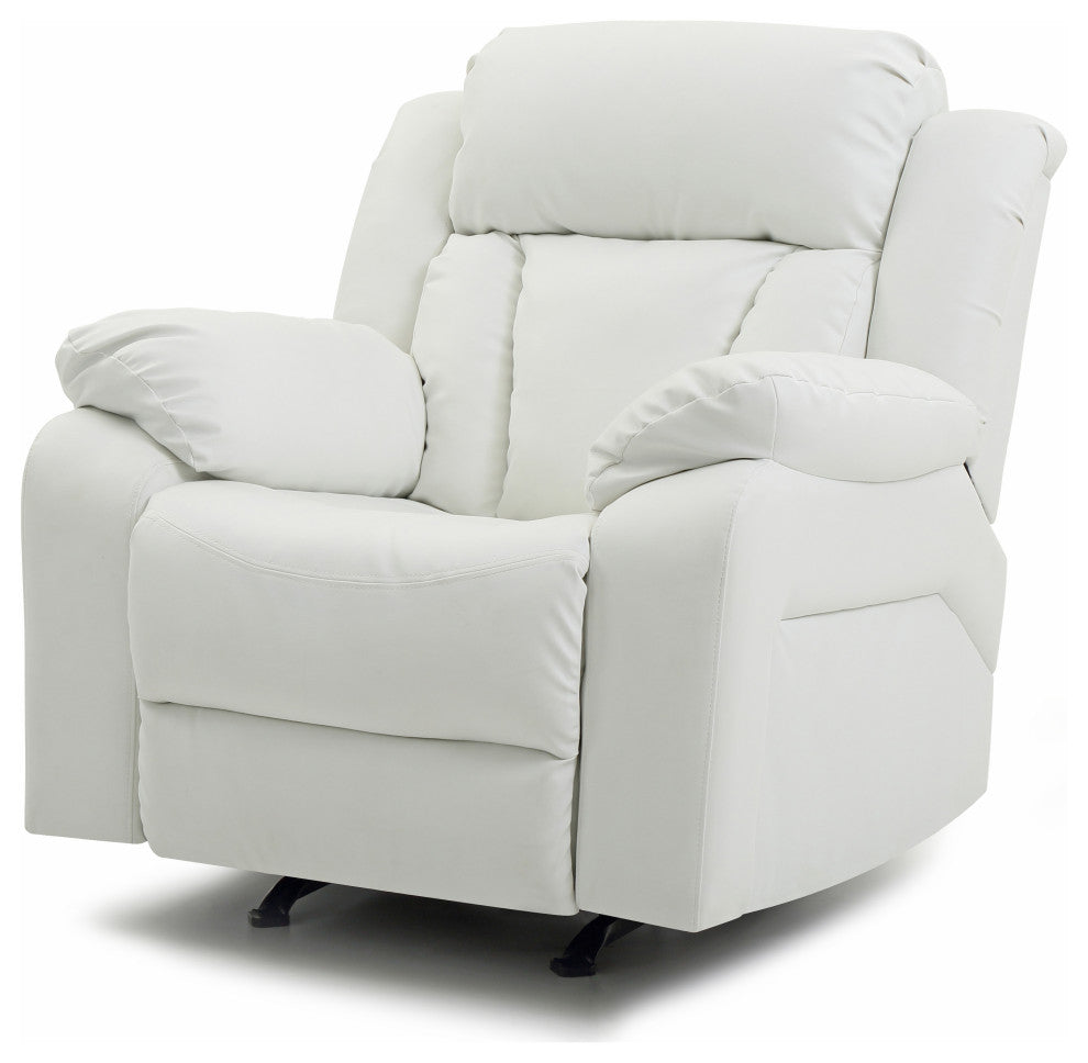 Springfield Rocker Recliner, White