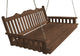 Cedar Royal English Swingbed, Mushroom Stain, 75 Inch