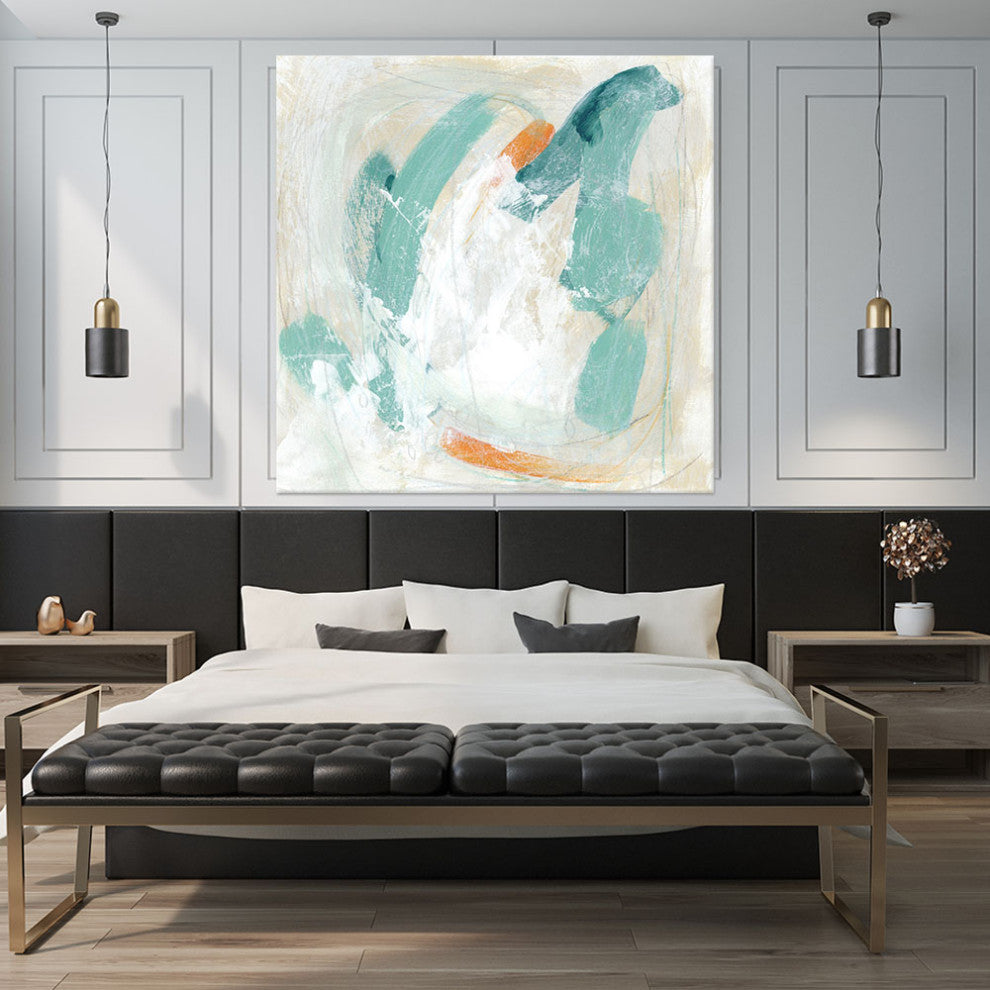 "Tidal Current IV" Fine Art Giant Canvas Print, 54"x54"
