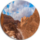 White Canyon At South Sinai Egypt, Landscape Disc Metal Wall Art, 11"