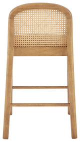 Donna PU Counter Stool,, Set of 2, Borneo Chocolate