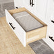 Houston 60" Single Vanity With Power Bar and Drawer Organizer, White