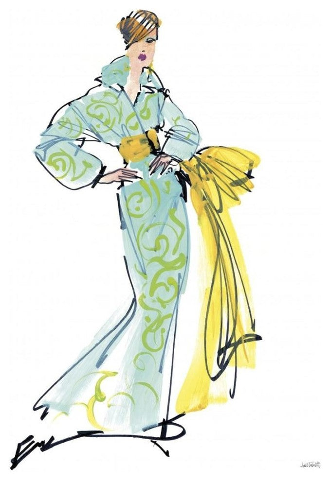 "Colorful Fashion I" Digital Paper Print by Anne Tavoletti, 18"x22"