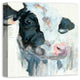 Curious Painted Dairy Cow 20x20 Canvas Wall Art