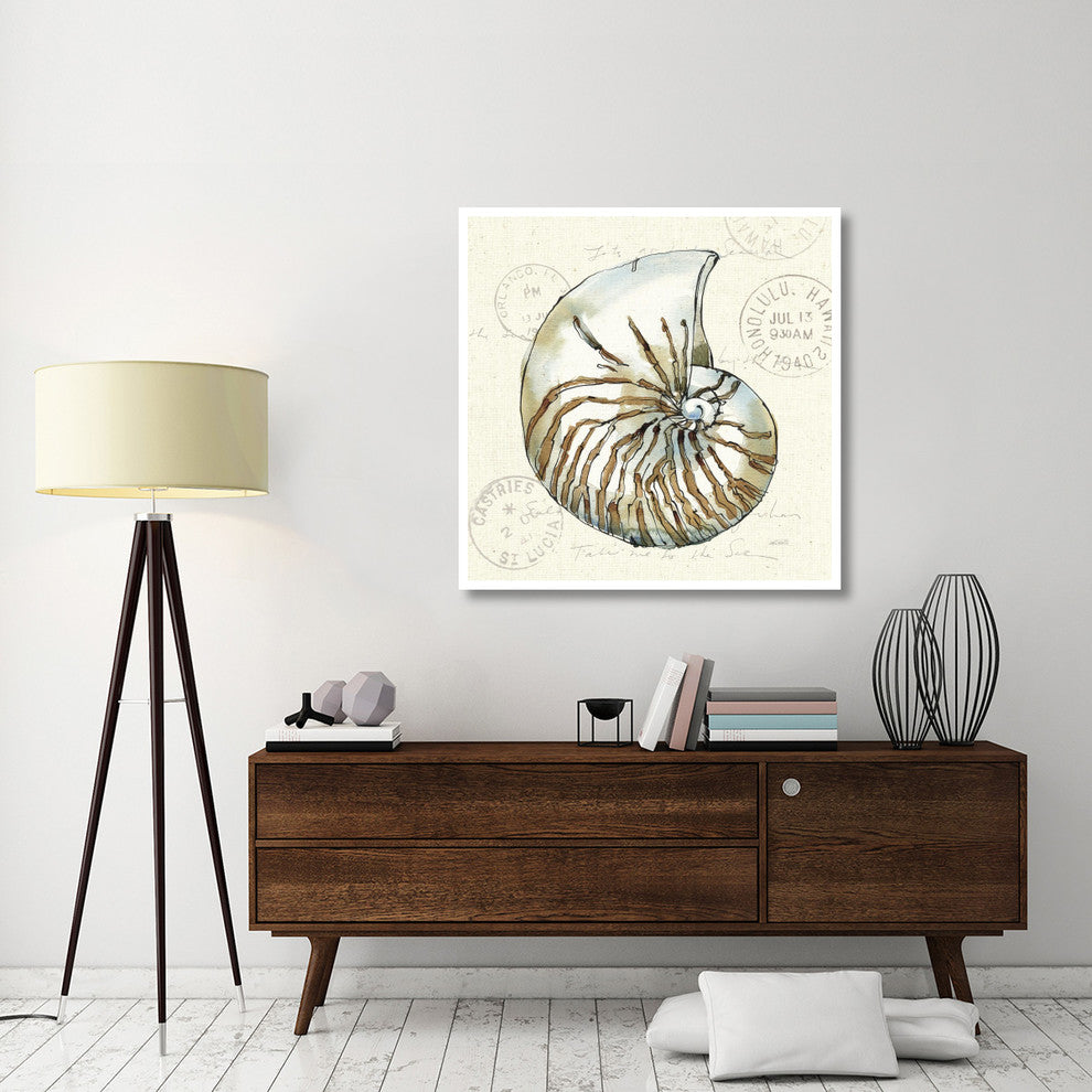 "Coastal Breeze V" Digital Paper Print by Anne Tavoletti, 42"x42"