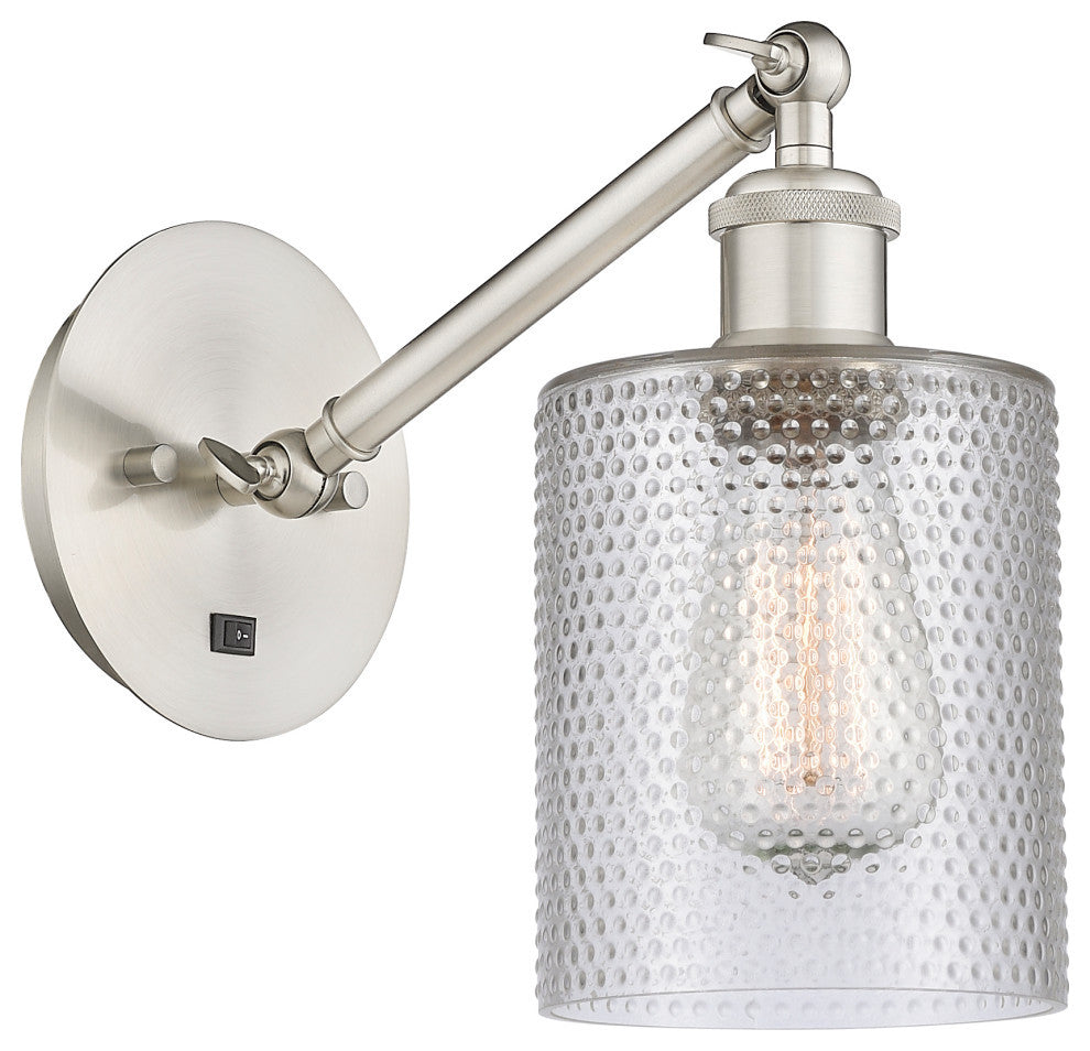 Innovations 317-1W-SN-G112-LED 1 Light Sconce, Brushed Satin Nickel
