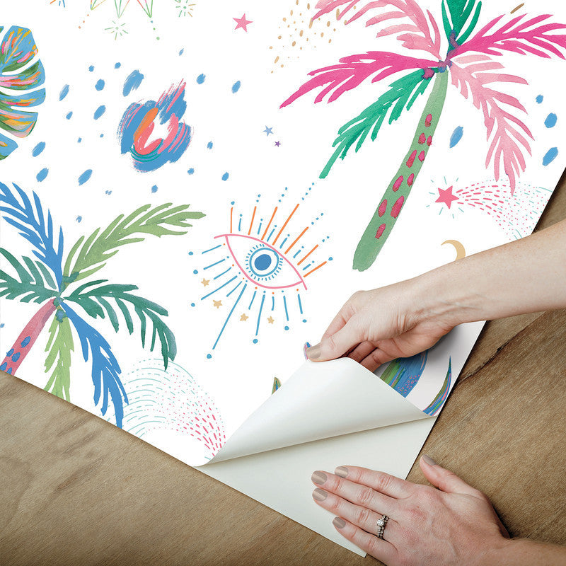 EttaVee Nuit Tropicale Peel & Stick Wallpaper