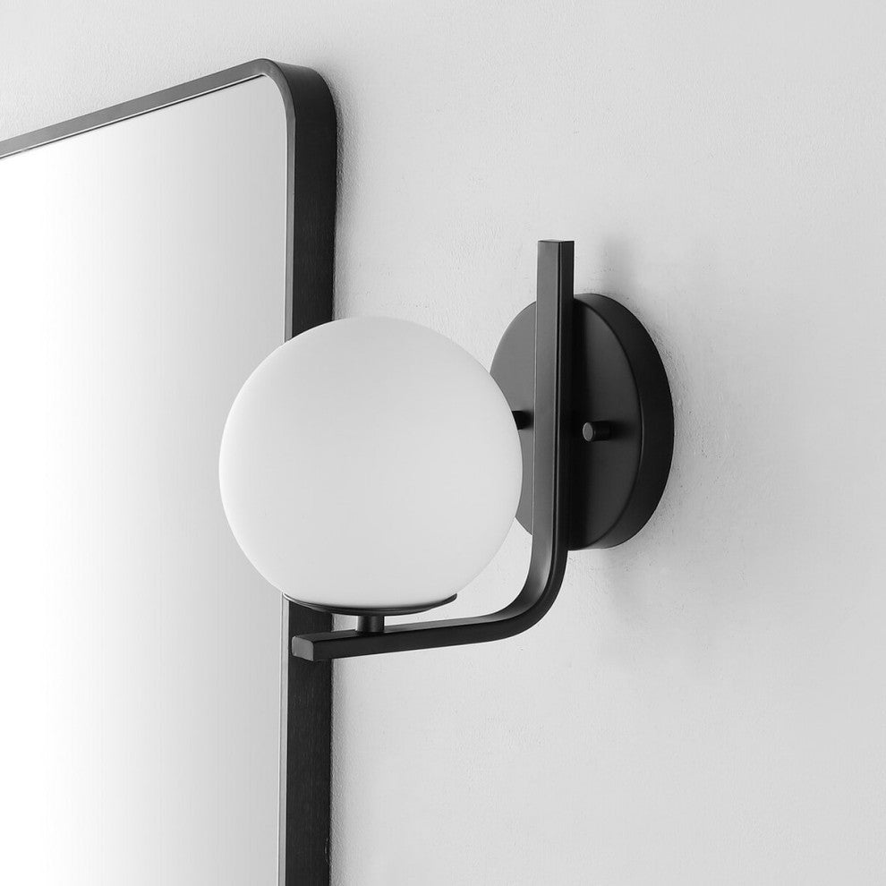 Safavieh Liraz 8" Wall Sconce, Black