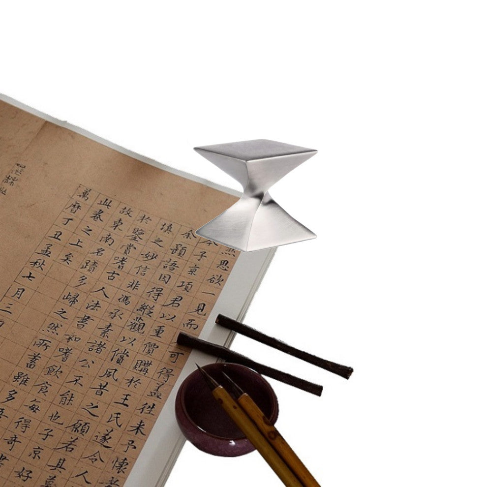 ArtsOnDesk Paperweight Stainless Steel Satin Finish.