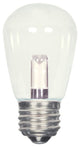 1.4W S14 Led 120V Clear E26 Medium Base 2700K Warm White