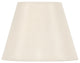 Upgrade Lights 6" English Barrel Silk Chandelier Shades, White, Set of 2