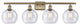 Innovations Lighting 516-4W-AB-G124-8-LED 4 Light 36" Bath Vanity Light