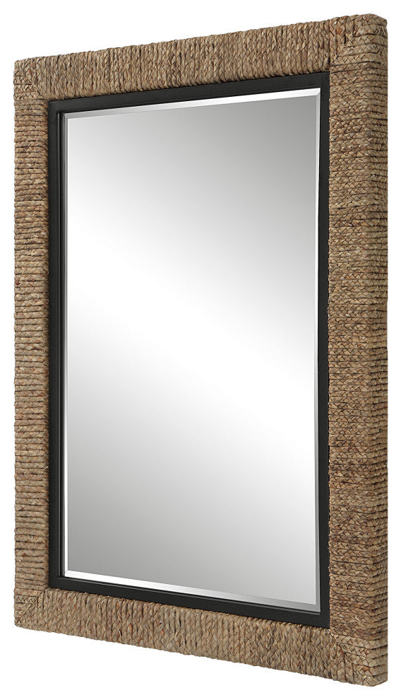 Uttermost 09853 Island Braided Straw Mirror