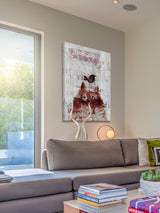 "Bird Head" Painting Print on Wrapped Canvas, 20"x30"