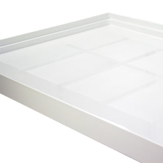 Transolid Linear 60"x36" Rectangular Shower Base with Left Hand Drain, White