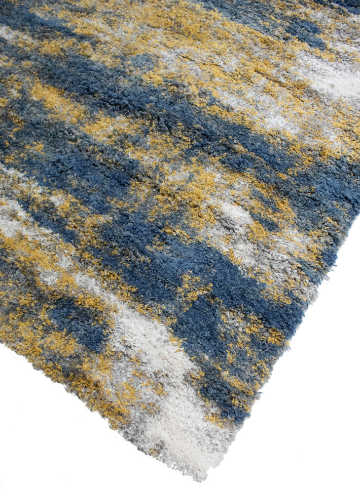 Noori Rug Shag Madison Blue/Gold Rug