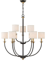 Quoizel ADY5009OZ 9-Light Chandelier, Audley