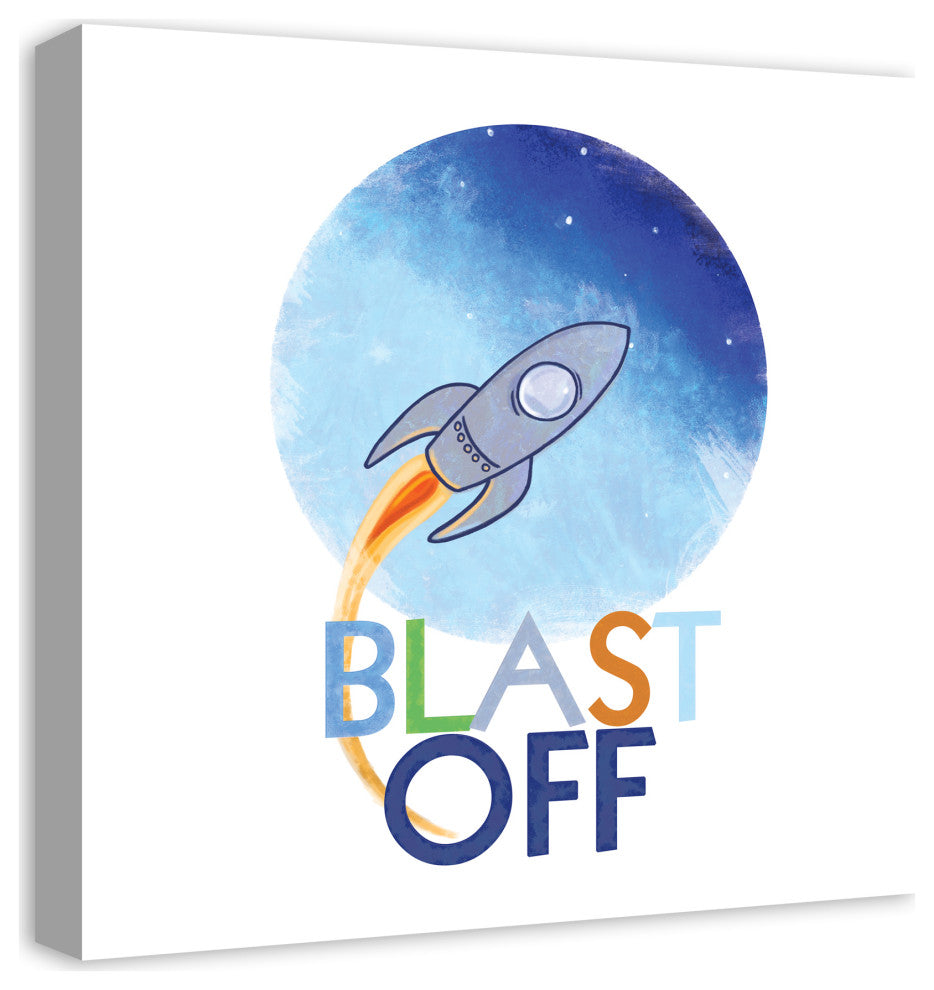 Blast Off 20x20 Canvas Wall Art