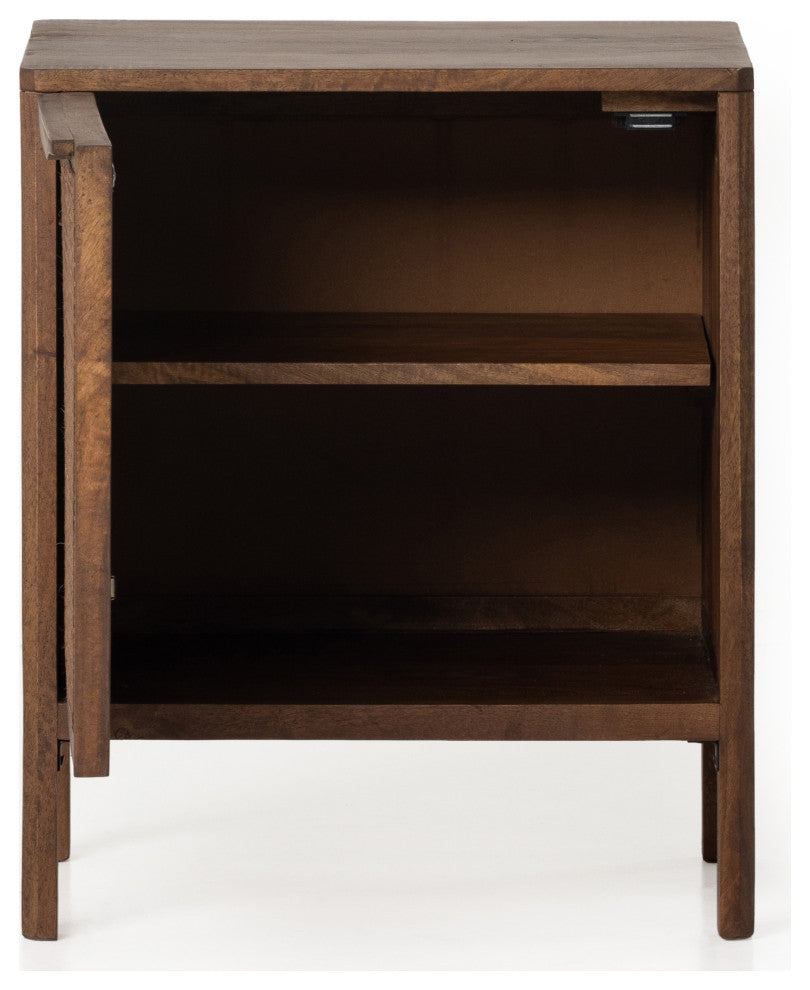Sydney Left Nightstand-Brown Wash