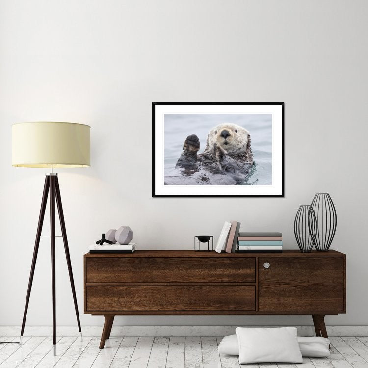 Yesterday I Caught A Fish Thiiis Big! Otter. Alaska, 42"x30"