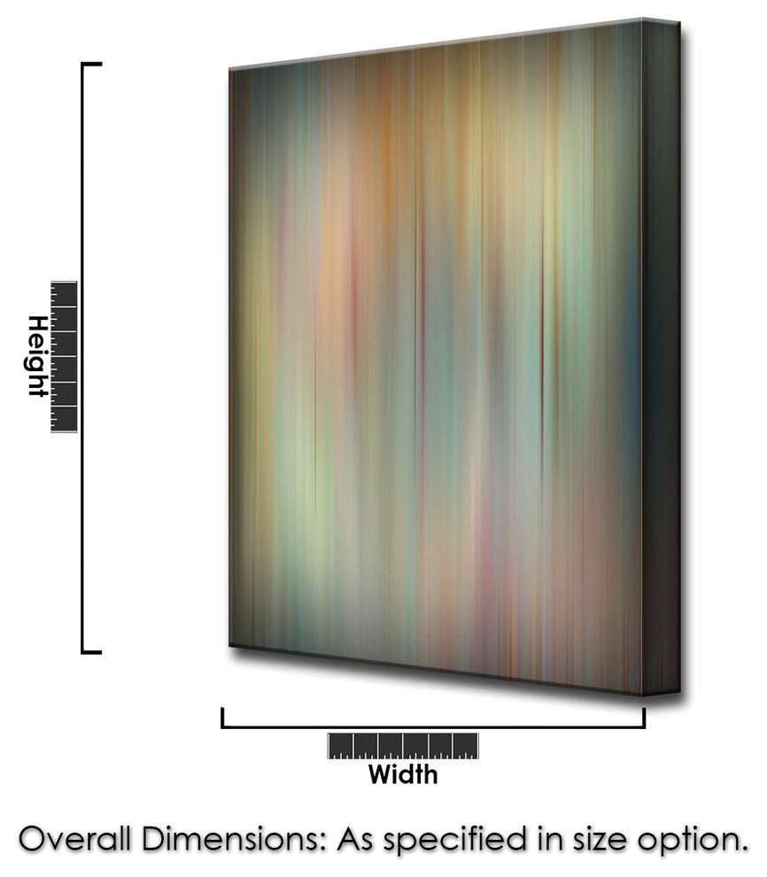 Ready2HangArt 'Blur Stripes II' Canvas Wall Art, 40 in. Highx30 in. Wide