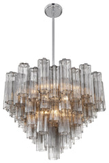 Crystorama Lighting Group ADD-312-SM Addis 12 Light 27"W - Polished Chrome
