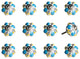 Knob-It Home Decor Classic Cabinet and Drawer Knobs, 12-Piece