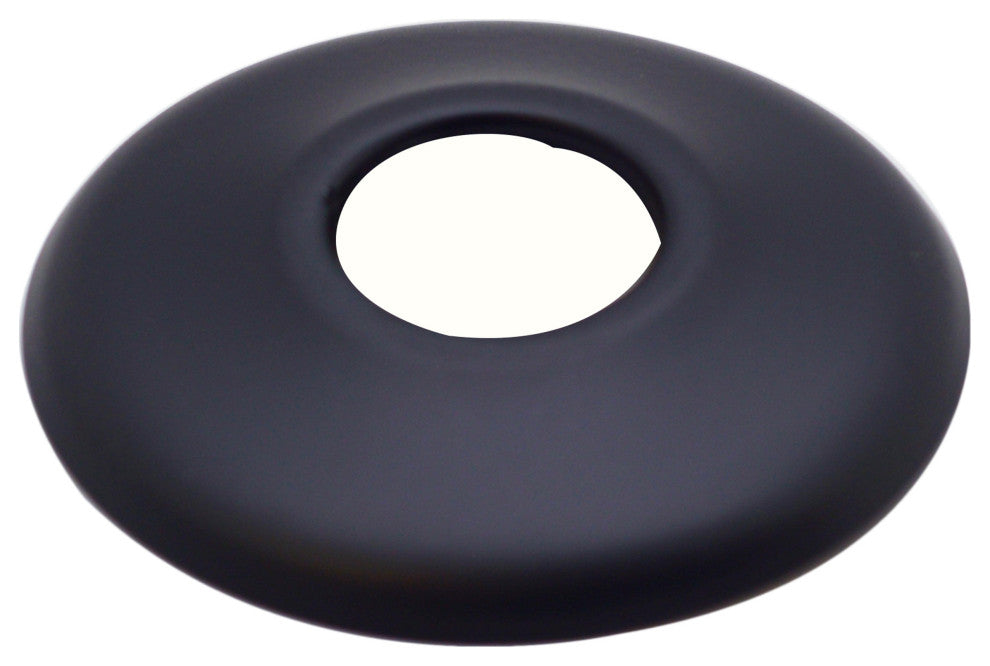 Supply Kit - 1/2" Ips X 3/8" Od X 15" Corrugated In Polished Brass, Powder Coated Flat Black