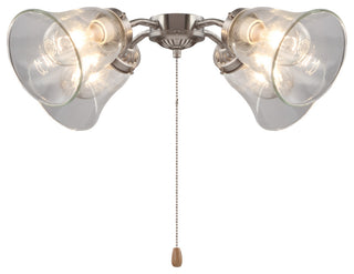 23163-4 Replacement Clear Ceiling Fan Glsss Shade, 4 Pack.