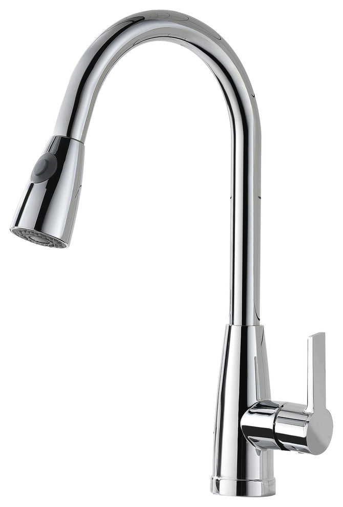 Vanity Art Pull Out Kitchen Faucet, Chrome