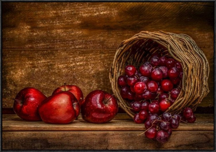 "Red" Framed Canvas Giclee by Margareth Perfoncio, 37x26"
