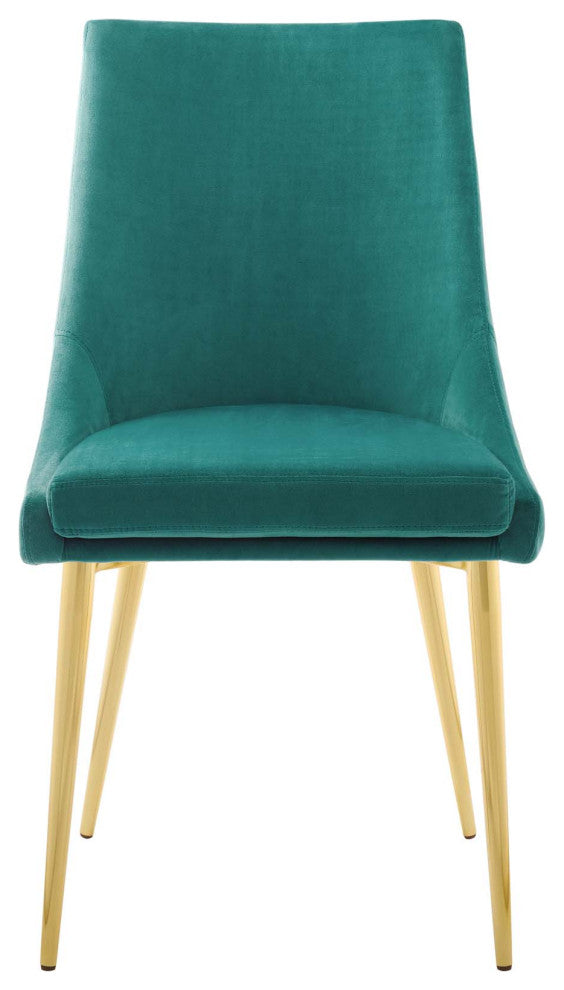 Viscount Modern Accent Performance Velvet Dining Chair