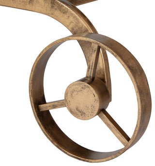 Close-up on a wheel with white background.