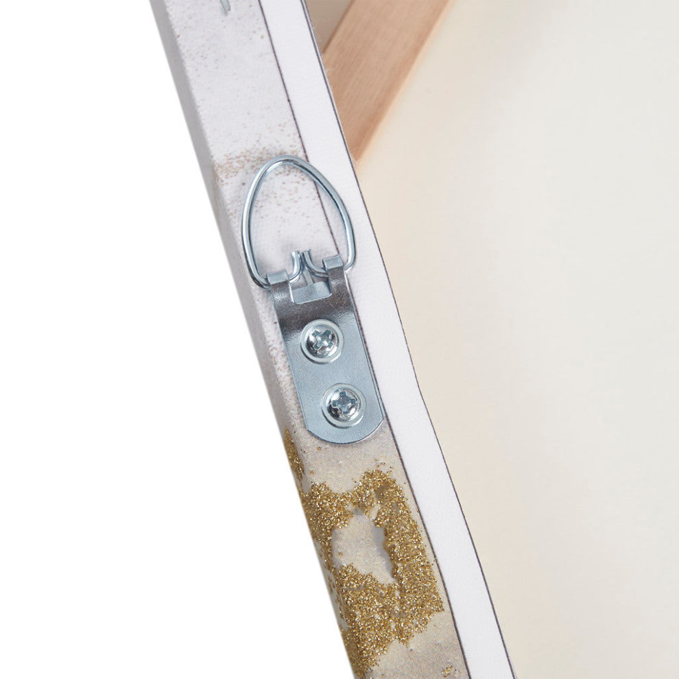 Madison Park Symphony Glitter Gold Foil Abstract Canvas Wall Art Set of 3