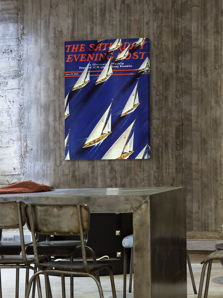 "Saturday Evening Post 1940" Art Print, 51x76 cm