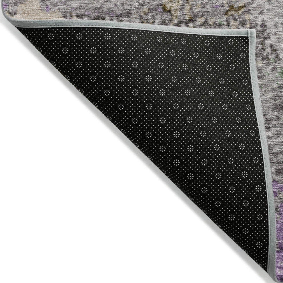 Machine Washable Indoor/Outdoor Chantille ACN1911 Violet 10' x 14' Rug