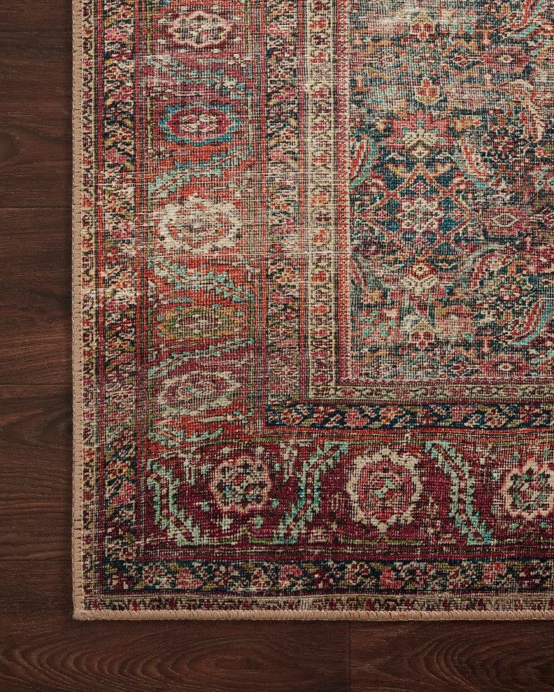 Loloi II Wynter Onyx / Multi 18" X 18" Swatch Area Rug
