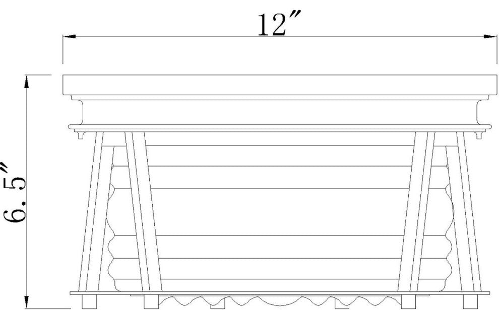 Zlite 491F2-BRZ 2-Light Flush Mount, Clear