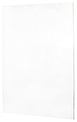 Swan 62x96 Solid Surface Shower Wall Panel, White