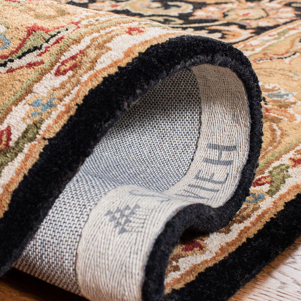 Safavieh Classic Cl758B Black, Gold Area Rug, 4'0" X 6'0"